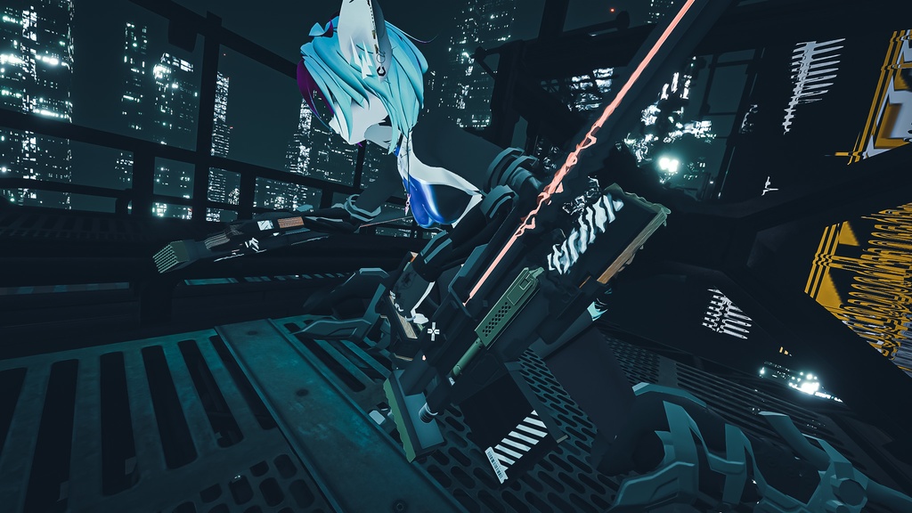 【オリジナル3Dモデル】Rascal-Knocker-ラスカルノッカー-【対暴徒用電磁旋棍】