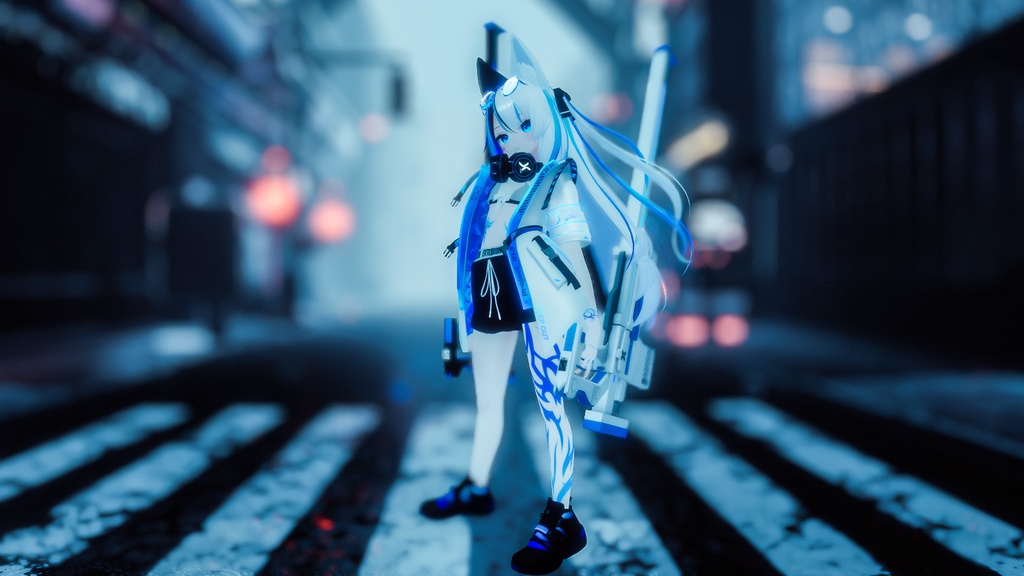 【オリジナル3Dモデル】Rascal-Knocker-ラスカルノッカー-【対暴徒用電磁旋棍】