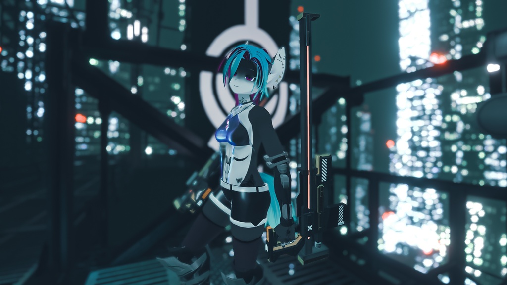 【オリジナル3Dモデル】Rascal-Knocker-ラスカルノッカー-【対暴徒用電磁旋棍】