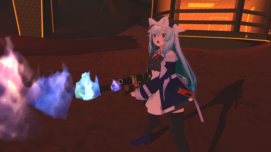 【オリジナル3Dモデル】カートリッジ式火炎放射器〘IRR-FT-4 DE66〙