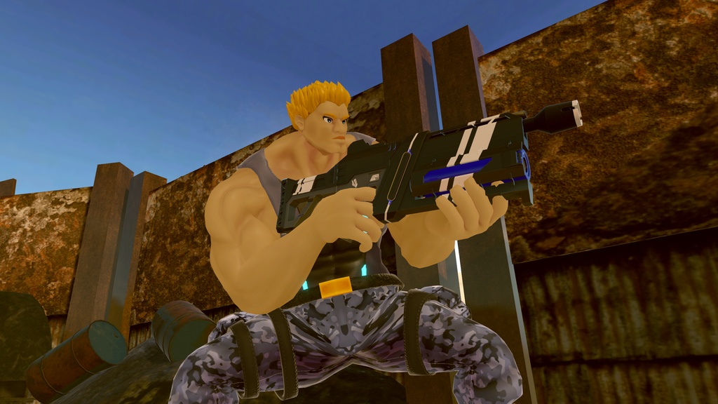 【オリジナル3Dモデル】カートリッジ式火炎放射器〘IRR-FT-4 DE66〙