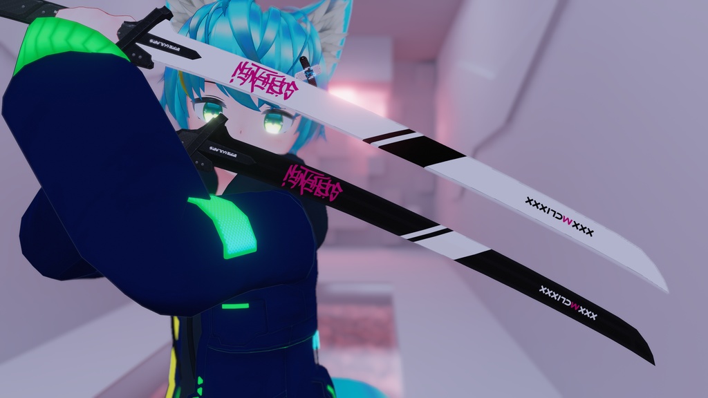 【オリジナル3Dモデル】NLB-ラフネイバー-【Non-Lethal Blade Rough neighbor】