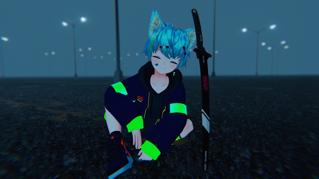 【オリジナル3Dモデル】NLB-ラフネイバー-【Non-Lethal Blade Rough neighbor】