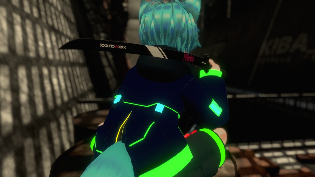 【オリジナル3Dモデル】NLB-ラフネイバー-【Non-Lethal Blade Rough neighbor】