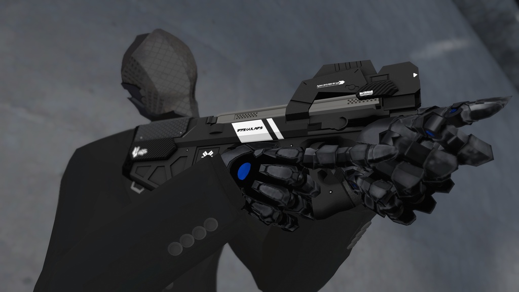 【オリジナル3Dモデル】Pacifist-パシフィスト-【Personal Defense Weapon】