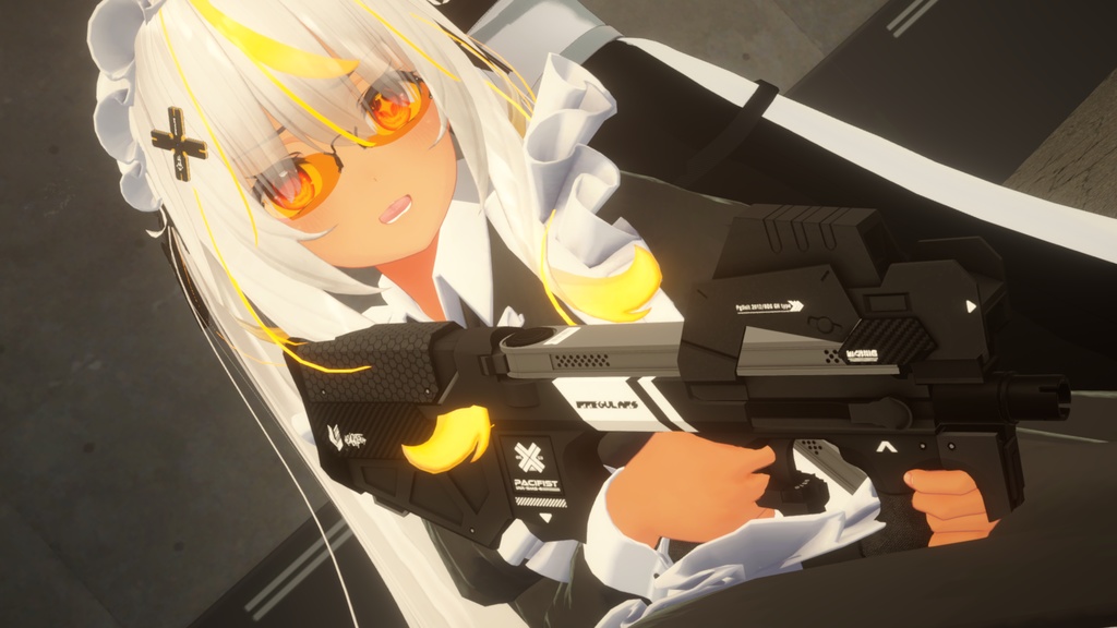 【オリジナル3Dモデル】Pacifist-パシフィスト-【Personal Defense Weapon】