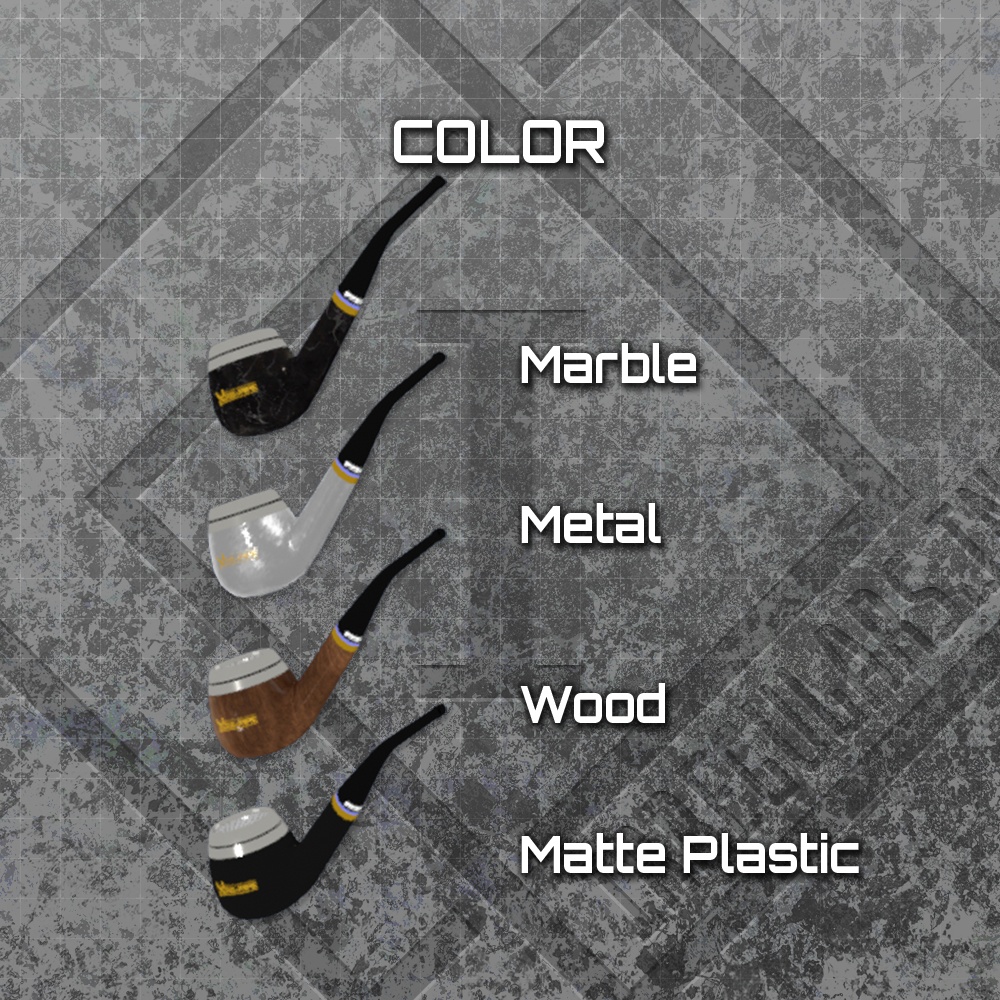 【オリジナル3Dモデル】 AS-Pipe-ASパイプ-【電子タバコ】