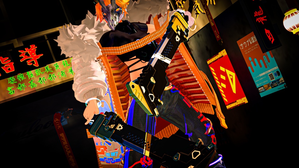 【オリジナル3Dモデル】炎華-エンカ-【青龍刀】