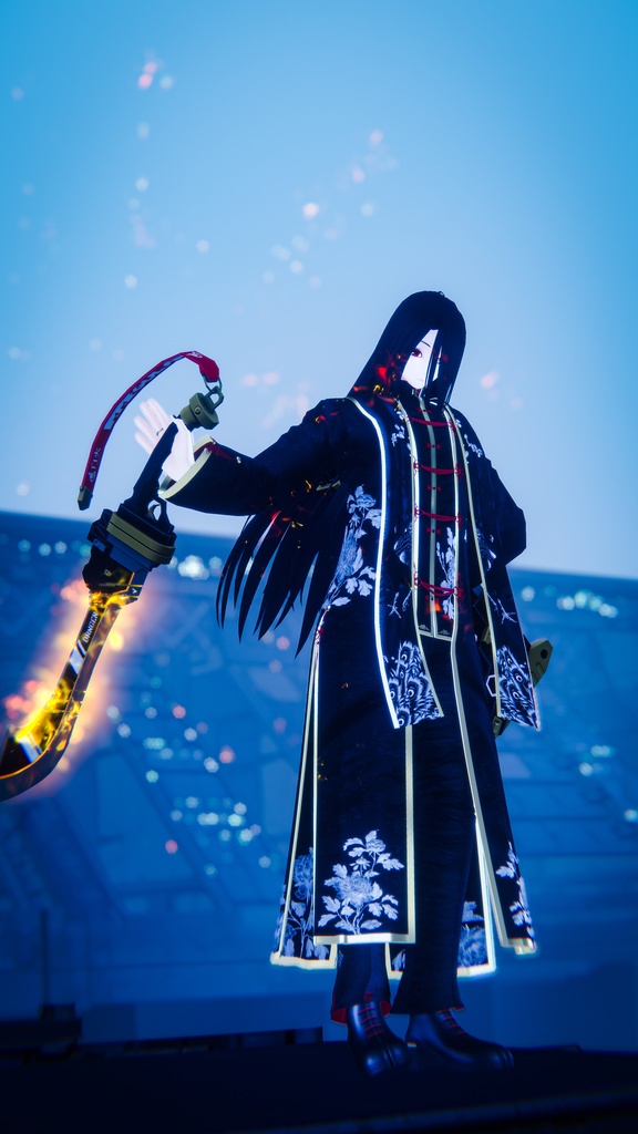 【オリジナル3Dモデル】炎華-エンカ-【青龍刀】