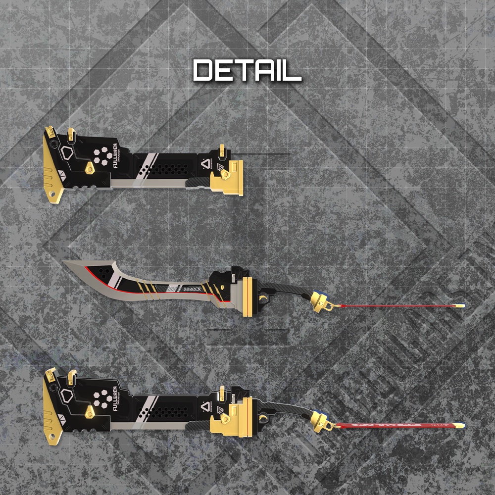 【オリジナル3Dモデル】炎華-エンカ-【青龍刀】