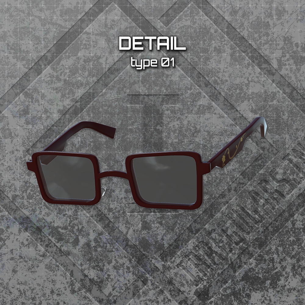 【オリジナル3Dモデル】メガネコレクション【眼鏡】