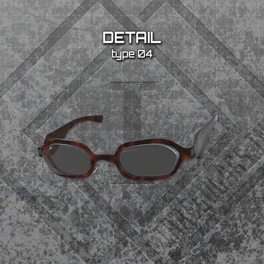 【オリジナル3Dモデル】メガネコレクション【眼鏡】