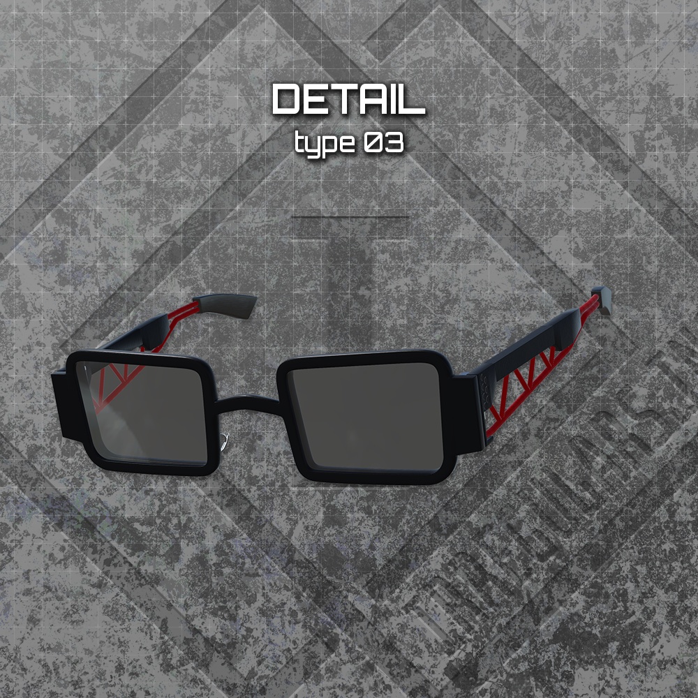 【オリジナル3Dモデル】メガネコレクション【眼鏡】