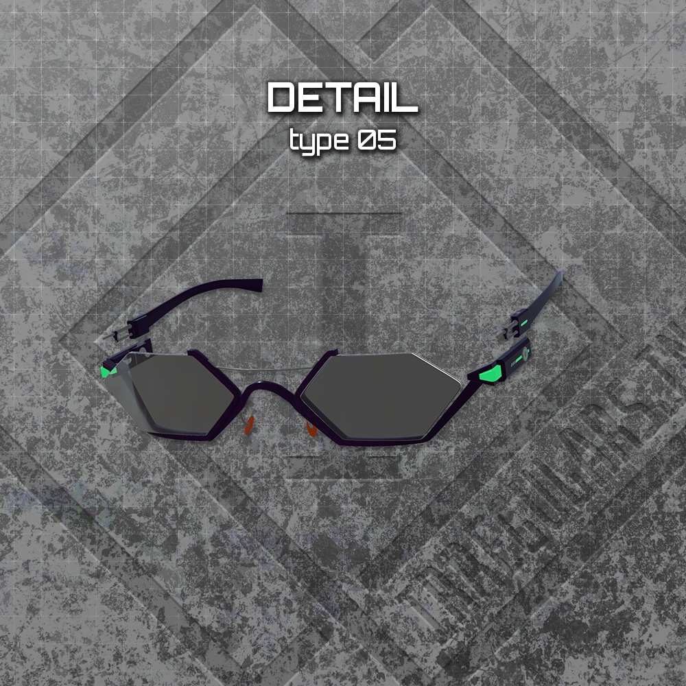 【オリジナル3Dモデル】メガネコレクション【眼鏡】