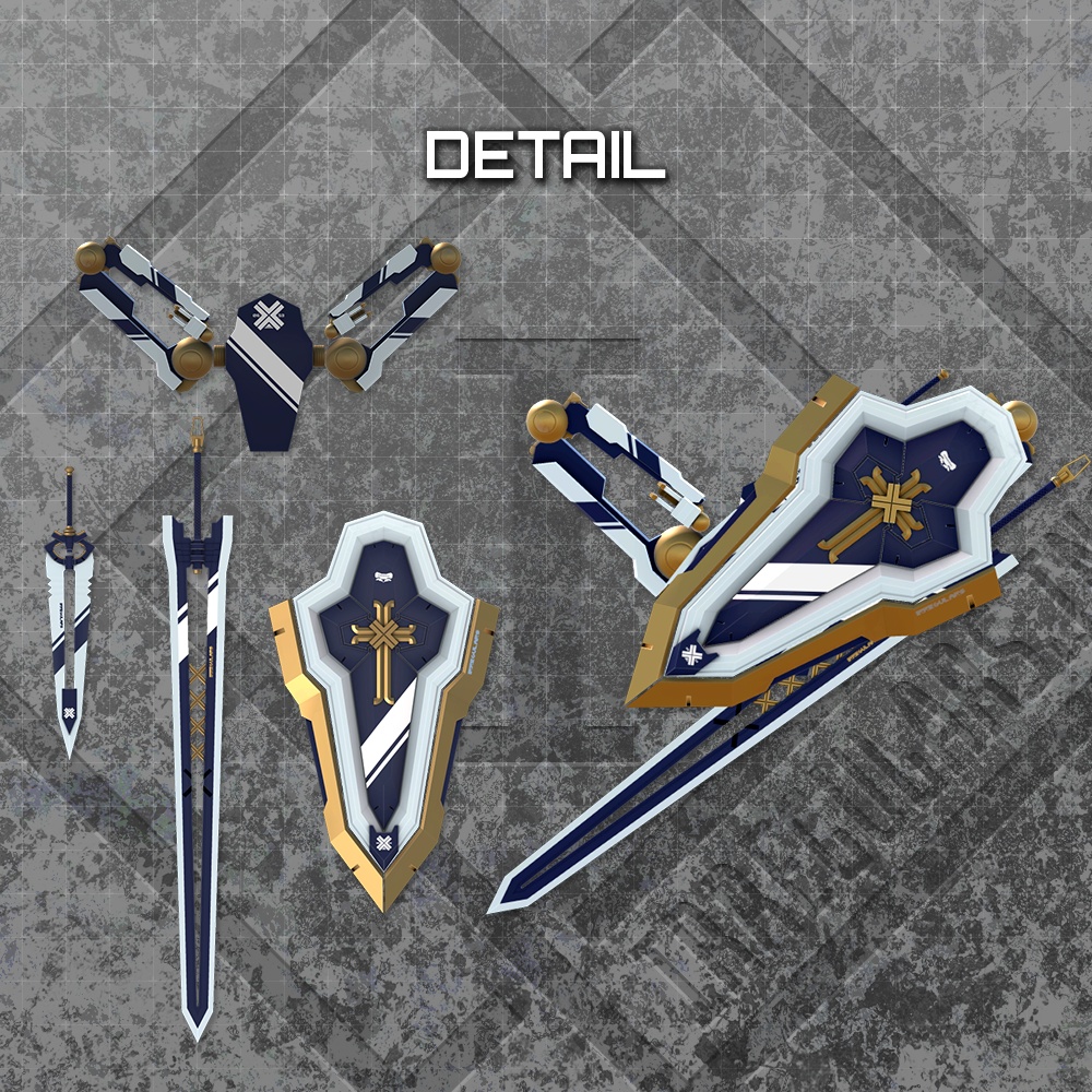 【オリジナル3Dモデル】V.F.D.【Vangardable Flexible Dvice】