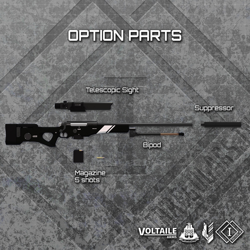 【オリジナル3Dモデル】Strato-Neal-ストラトニール-【ボルトアクションライフル】