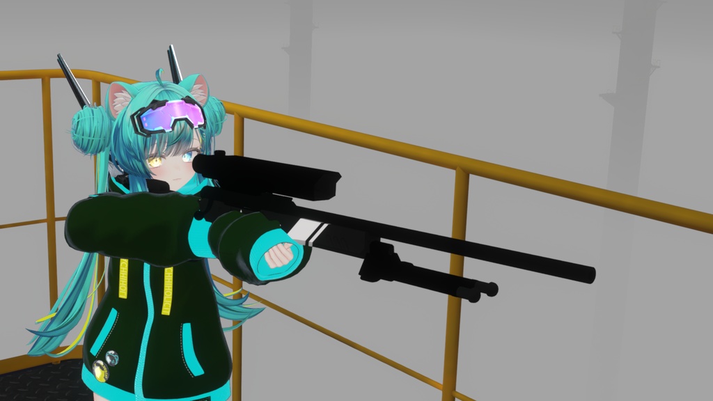 【オリジナル3Dモデル】Strato-Neal-ストラトニール-【ボルトアクションライフル】