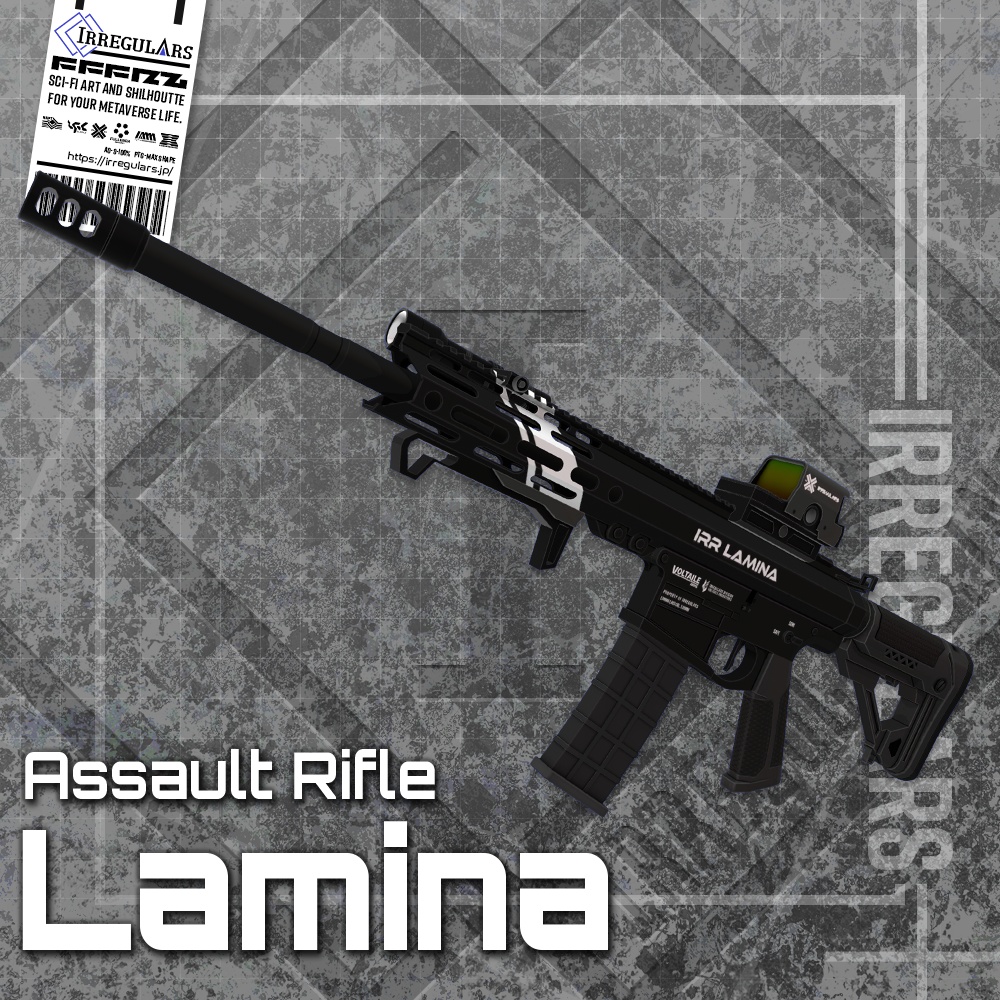 【オリジナル3Dモデル】Lamina-ラーミナ-【アサルトライフル】