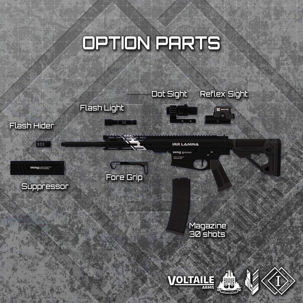 【オリジナル3Dモデル】Lamina-ラーミナ-【アサルトライフル】