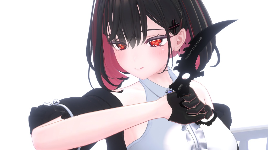 【オリジナル3Dモデル】JitterFang-ジッターファング-【カランビットナイフ】