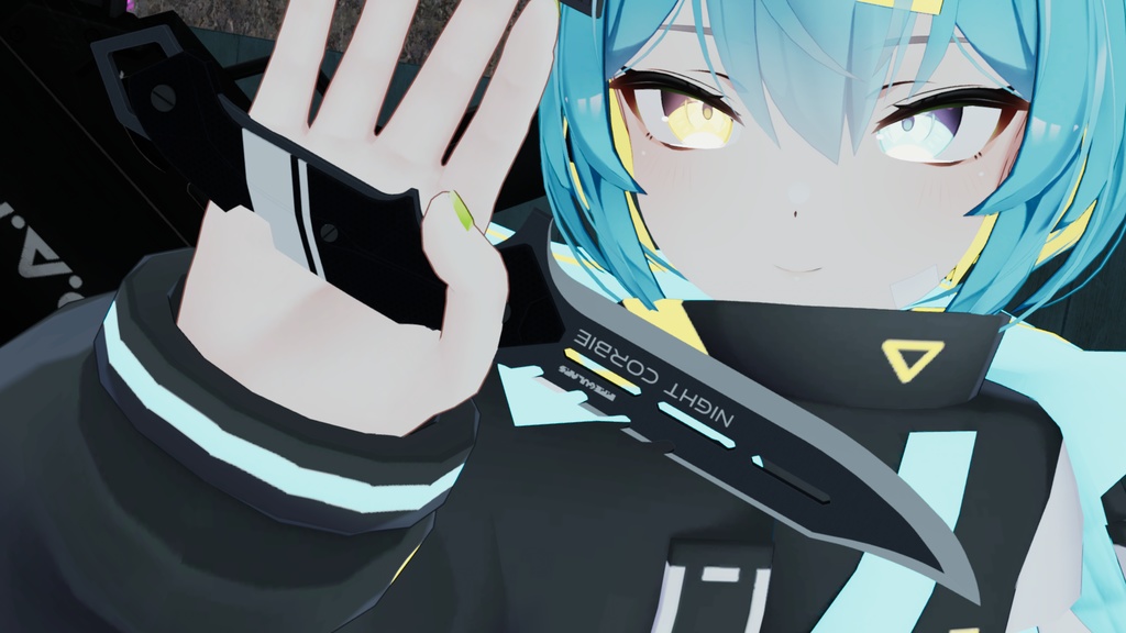 【オリジナル3Dモデル】NightCorbie-ナイトコービィ-【シースナイフ】