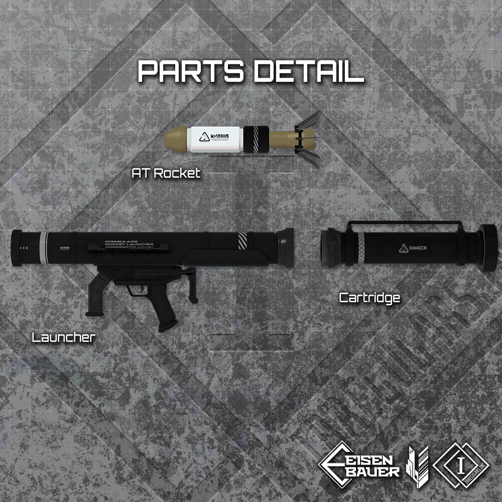 【オリジナル3Dモデル】S.P.A.M-スパム-【ロケットランチャー】