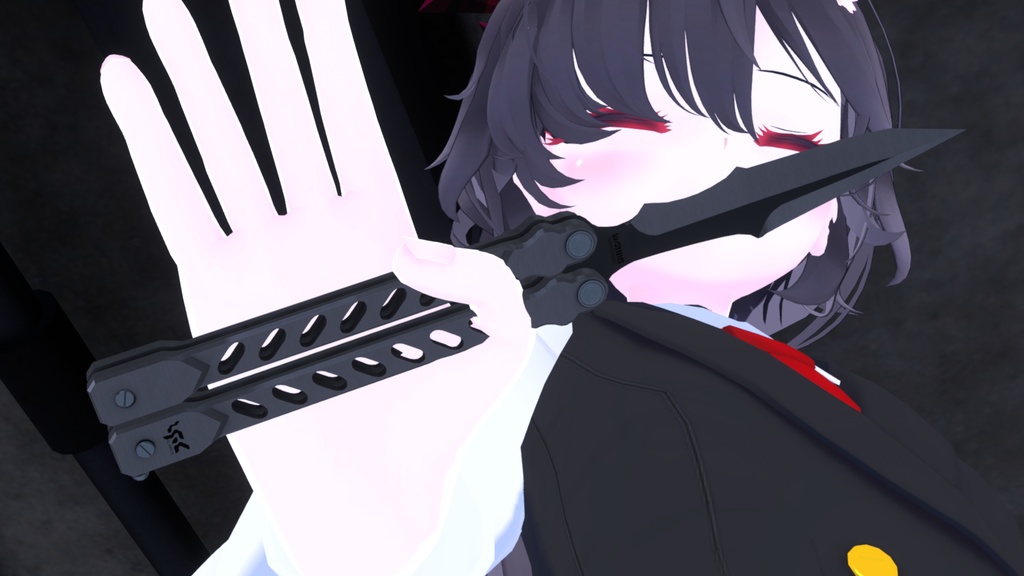 【オリジナル3Dモデル】Crawler-クロウラー-【バタフライナイフ】