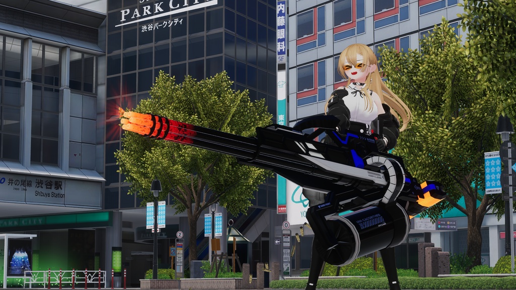 【オリジナル3Dモデル】Cacoethes-カコエテス-【ガトリングガン】