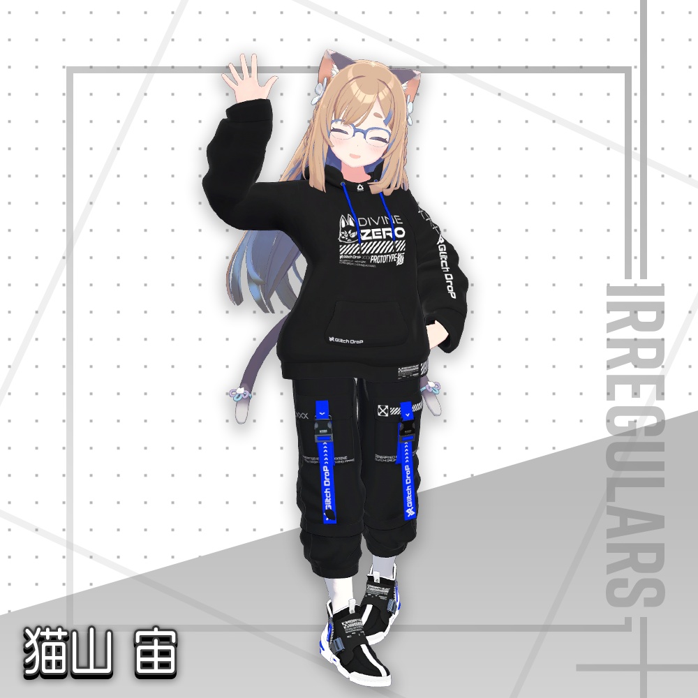 【オリジナル3Dモデル】Halcyon Tech【アバター対応衣装】