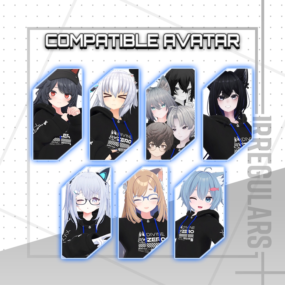 【オリジナル3Dモデル】Halcyon Tech【アバター対応衣装】