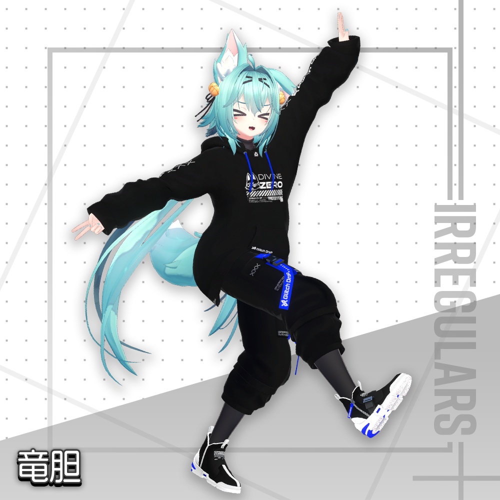 【オリジナル3Dモデル】Halcyon Tech【アバター対応衣装】