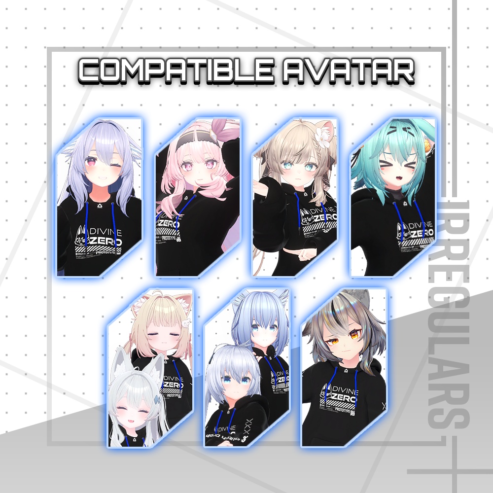 【オリジナル3Dモデル】Halcyon Tech【アバター対応衣装】