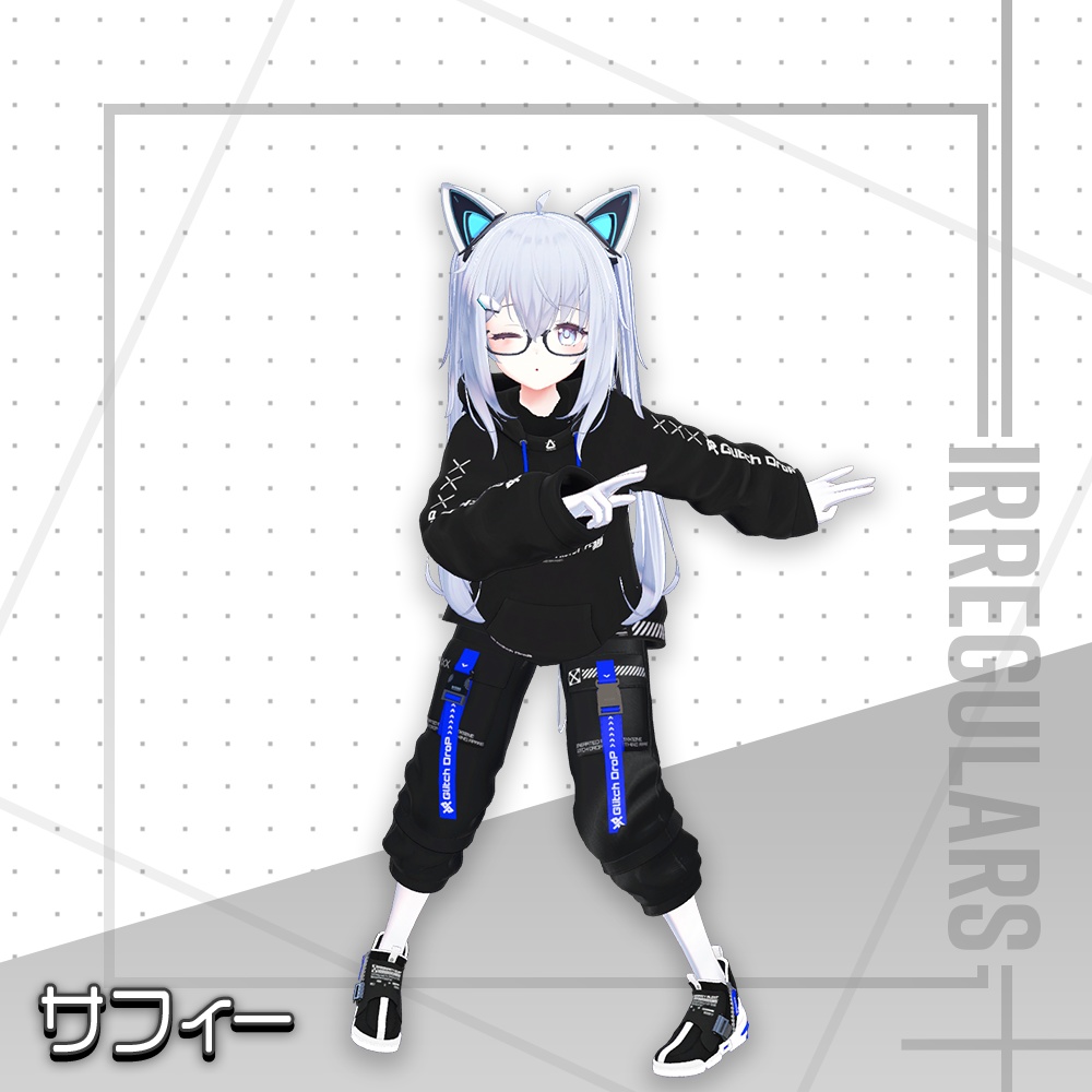 【オリジナル3Dモデル】Halcyon Tech【アバター対応衣装】