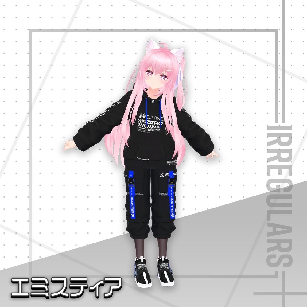 【オリジナル3Dモデル】Halcyon Tech【アバター対応衣装】