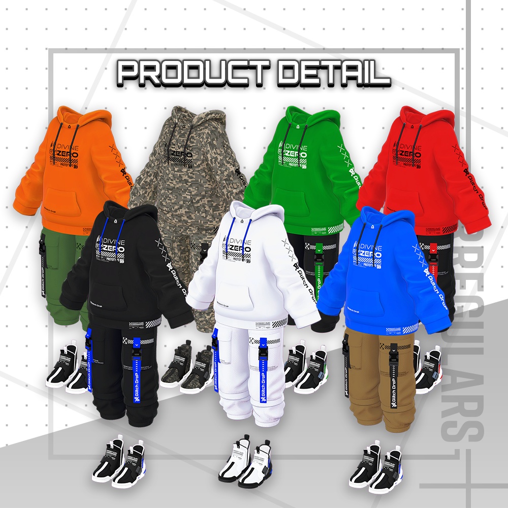 【オリジナル3Dモデル】Halcyon Tech【アバター対応衣装】