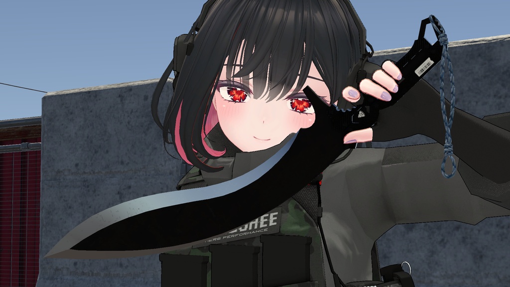 【オリジナル3Dモデル】MuddyLake-マディーレイク-【ククリナイフ】