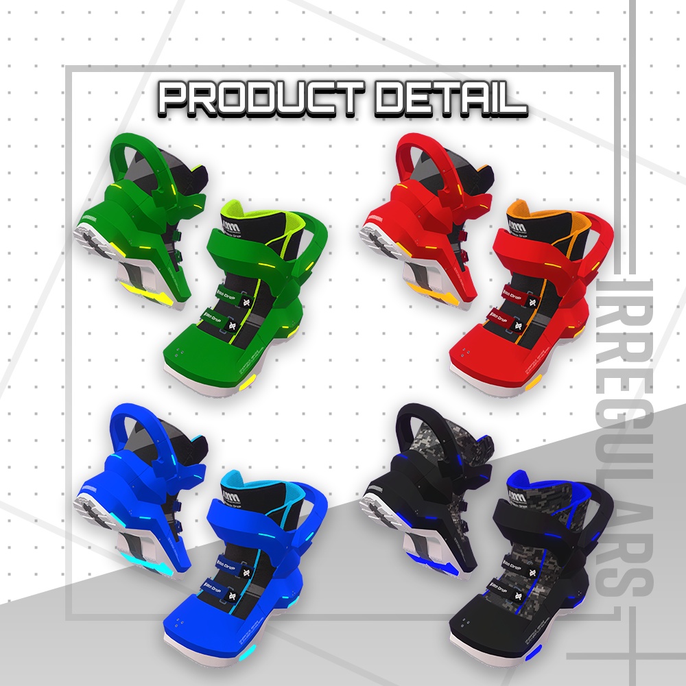 【オリジナル3Dモデル】ArmoredSneaker-アーマードスニーカー-【装甲靴】