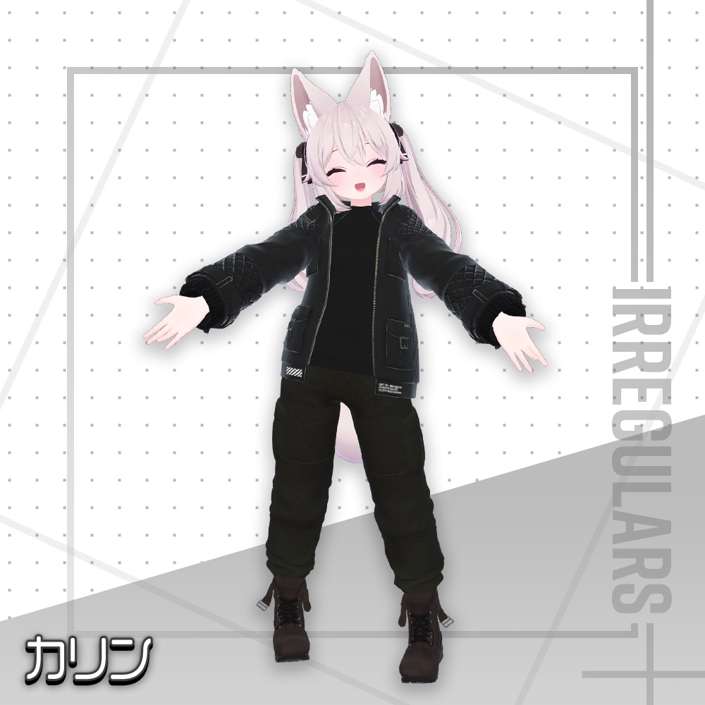 【オリジナル3Dモデル】Beyond Raven【アバター対応衣装】