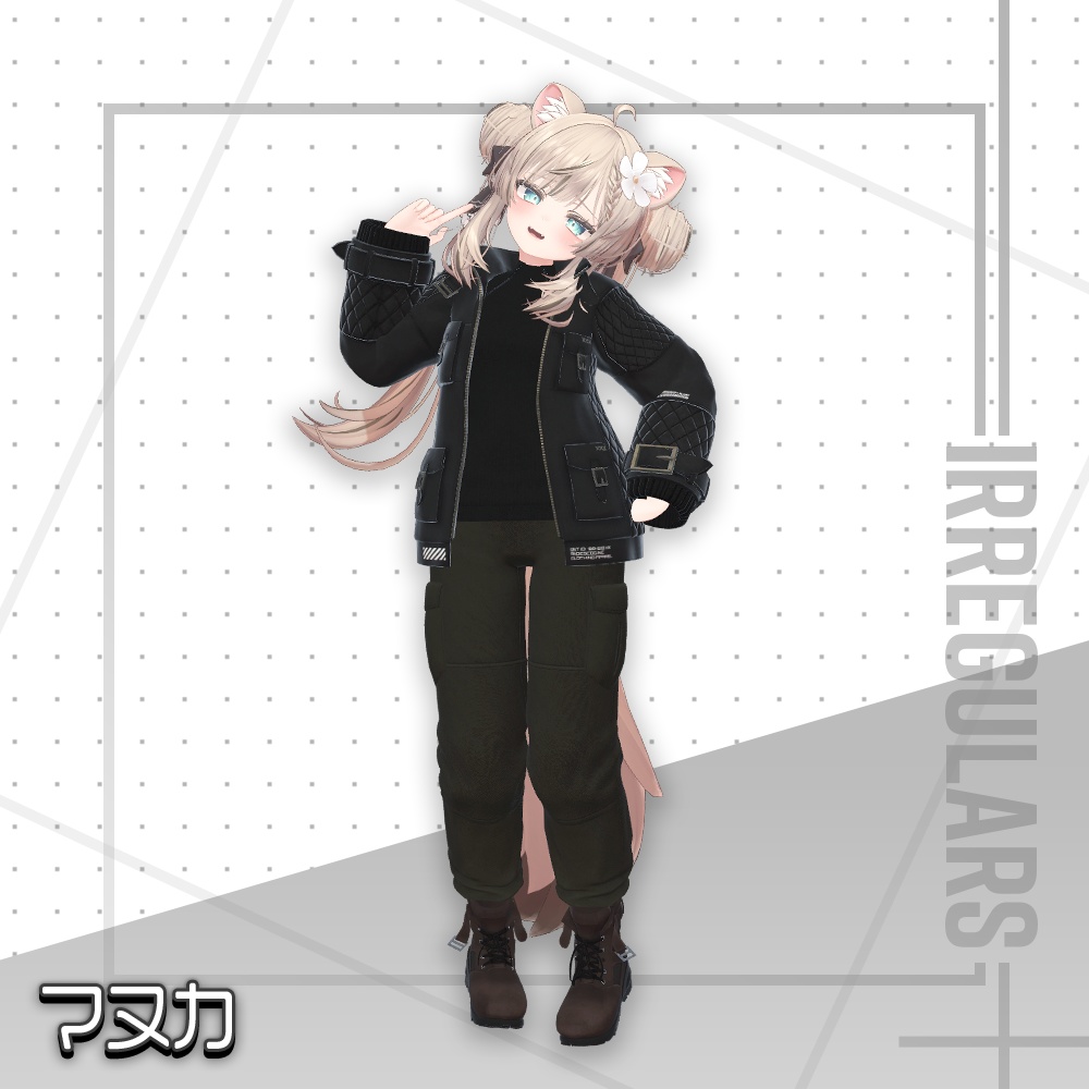 【オリジナル3Dモデル】Beyond Raven【アバター対応衣装】