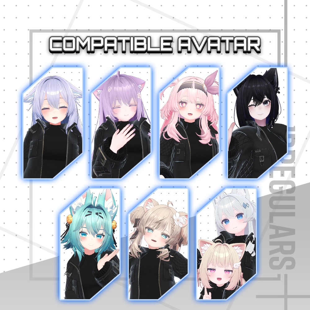 【オリジナル3Dモデル】Beyond Raven【アバター対応衣装】