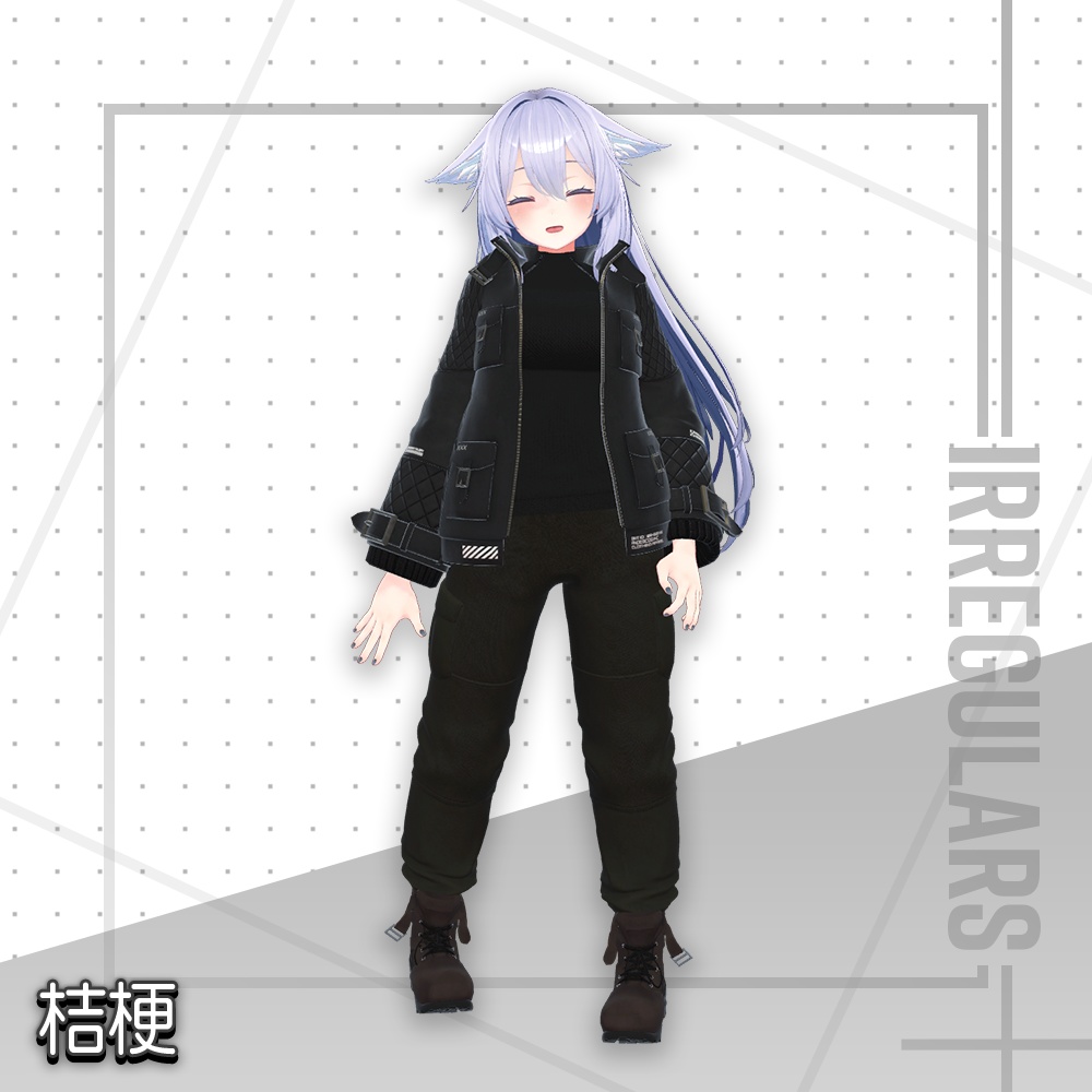 【オリジナル3Dモデル】Beyond Raven【アバター対応衣装】