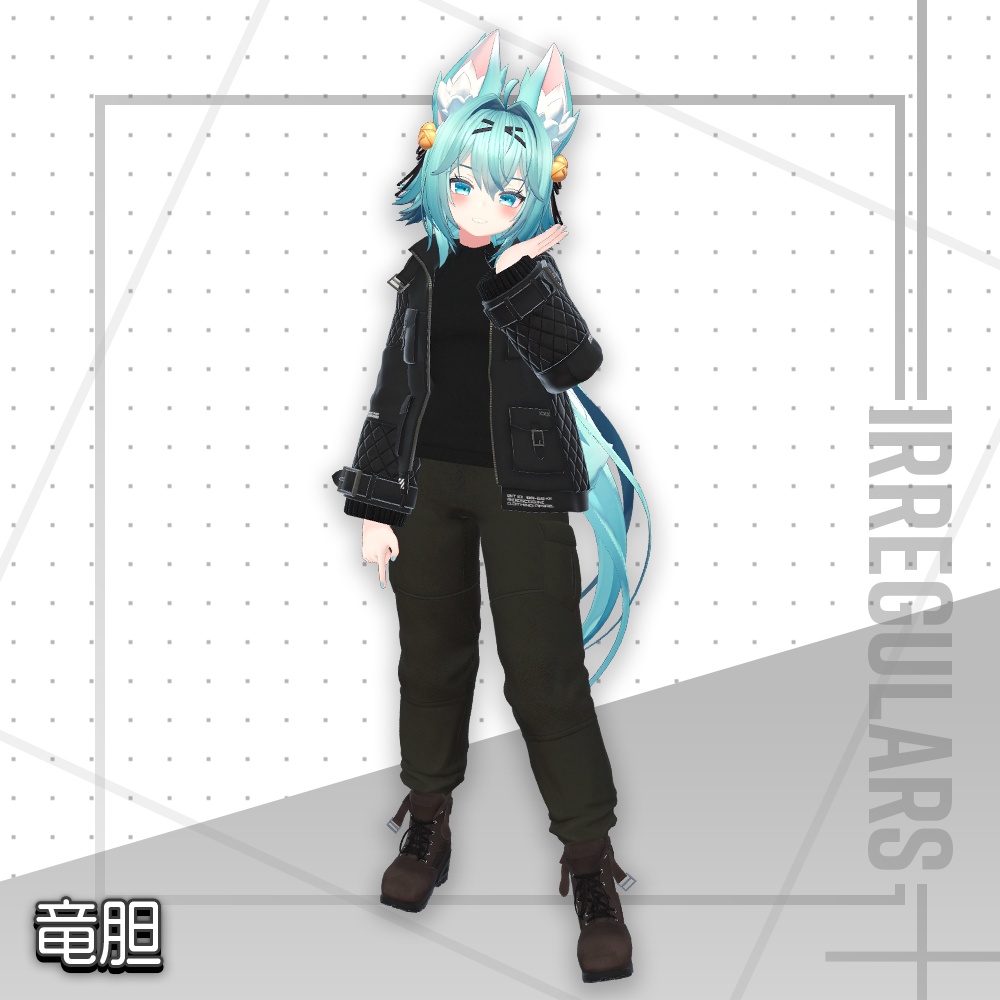 【オリジナル3Dモデル】Beyond Raven【アバター対応衣装】