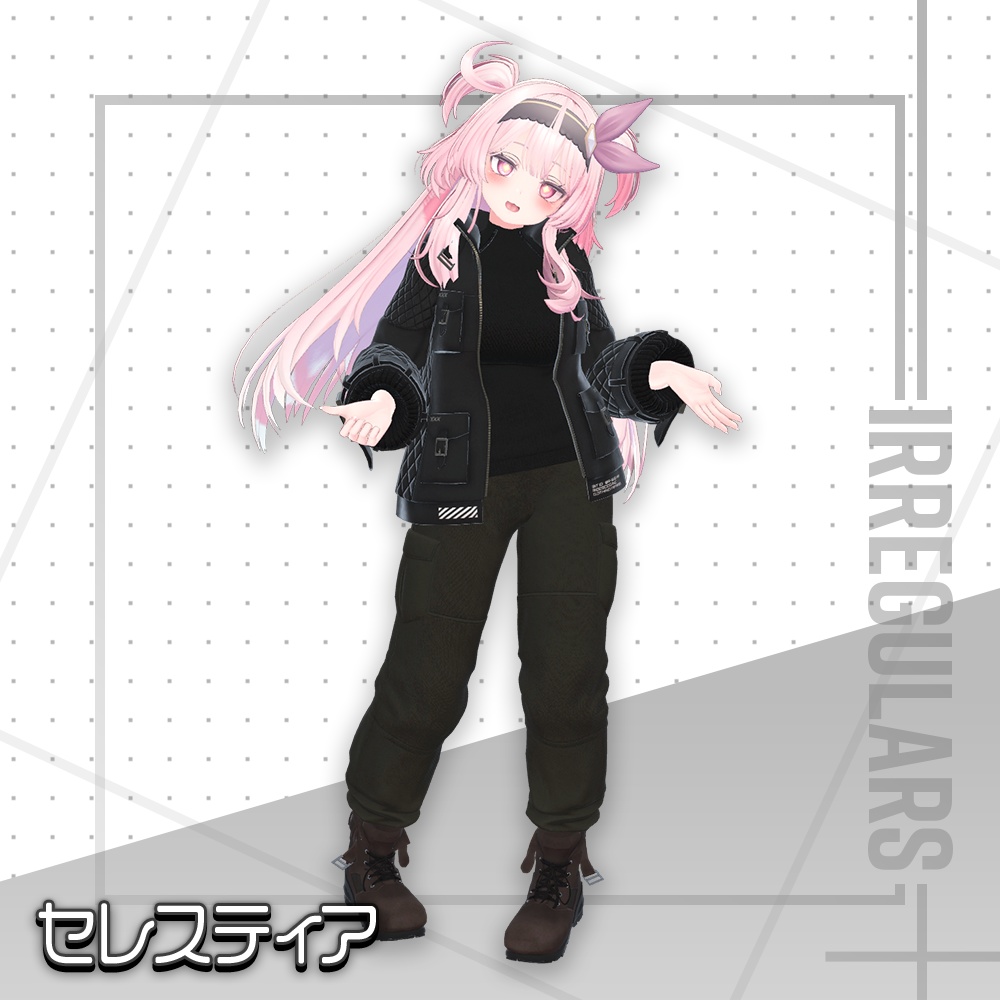 【オリジナル3Dモデル】Beyond Raven【アバター対応衣装】