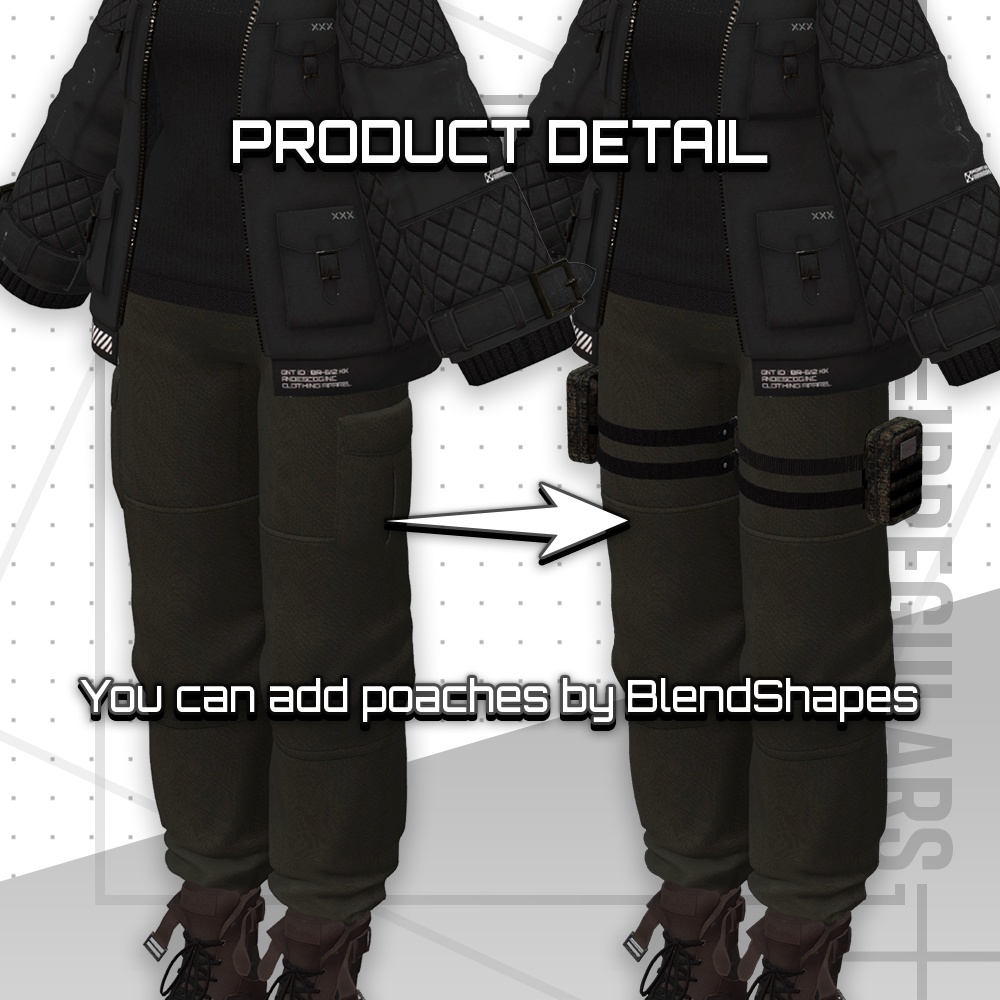 【オリジナル3Dモデル】Beyond Raven【アバター対応衣装】