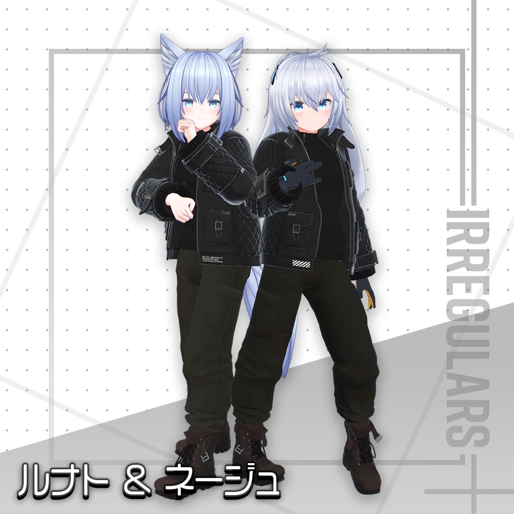 【オリジナル3Dモデル】Beyond Raven【アバター対応衣装】