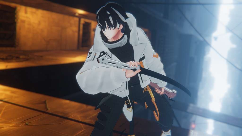 【オリジナル3Dモデル】KUGINASABLADE-クギナサブレード-【カタナブレード】