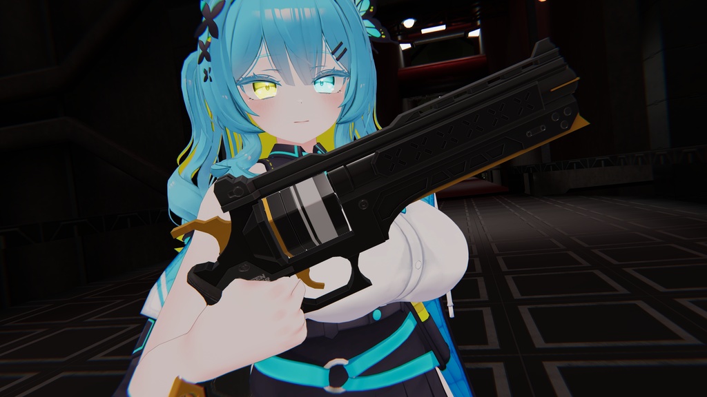 【オリジナル3Dモデル】Tiger Mdl.siberian-タイガーリボルバー-【リボルバーハンドガン】