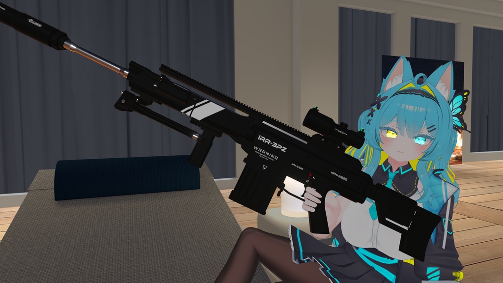 【オリジナル3Dモデル】3PZBurstRifle-スリーピーズバーストライフル-【バーストDMR】