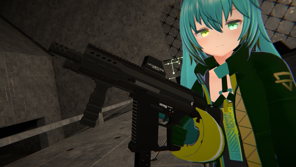 【オリジナル3Dモデル】LOM7S-ローガンM7ショート-【サブマシンガン】