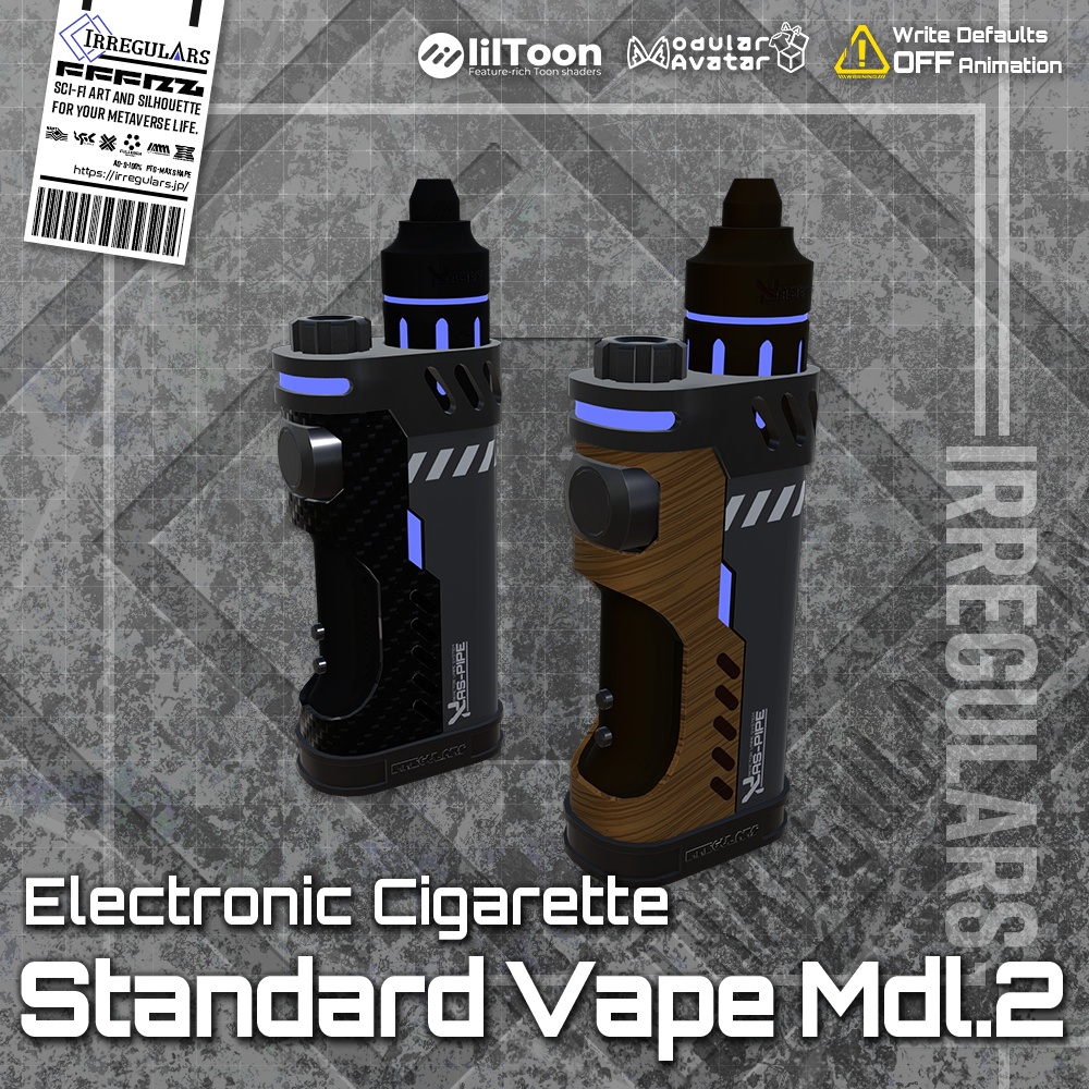 【オリジナル3Dモデル】StandardVapeMdl.2【電子タバコ】